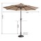 Nature Spring Nature Spring 9 Foot Patio Umbrella LED Lights, Beige 761895GFH - alternate 2